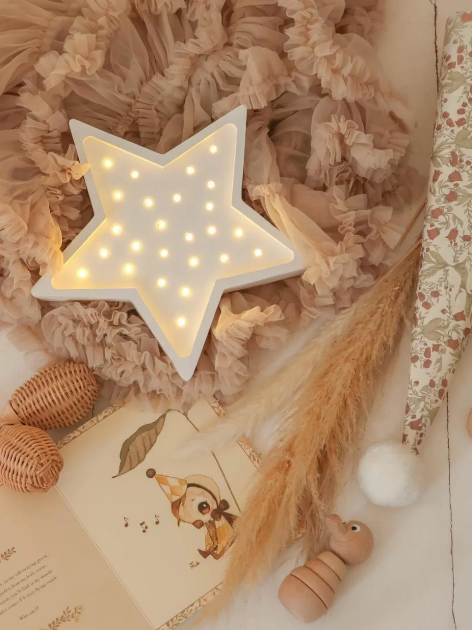 Lampen | Kinderzimmerlampen-Little Lights Handgefertigte LED-Kinderzimmerlampe Star mit Timerfunktion und Fernbedienung, dimmbar