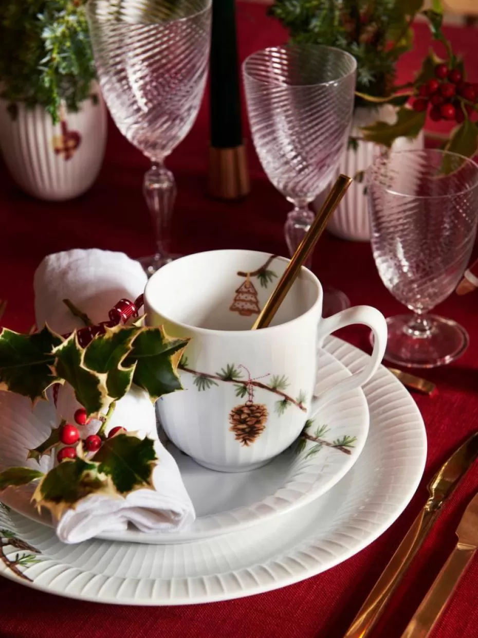 Weihnachtsgeschirr | Family Holidays-Kähler Handgefertigte Porzellan-Tassen Hammershøi, 2er-Set