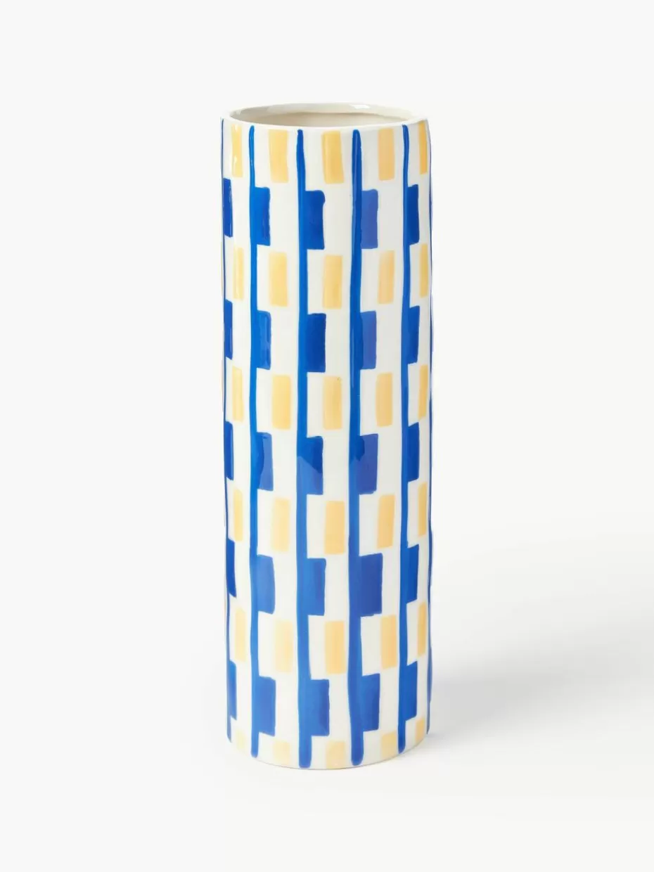 Vasen-&k amsterdam Handgefertigte Porzellan-Vase Clash, H 24 cm