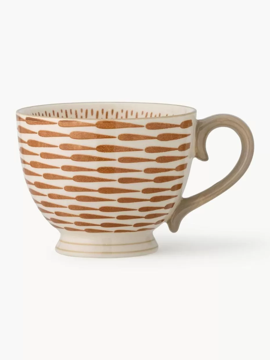 Tassen-Bloomingville Handgefertigte Tasse Maple Hellbraun, Hellbeige