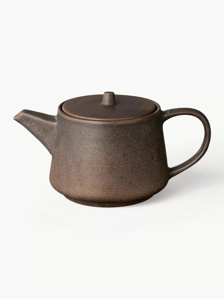 Kannen & Karaffen-Blomus Handgefertigte Teekanne Kumi, 1 L Taupe