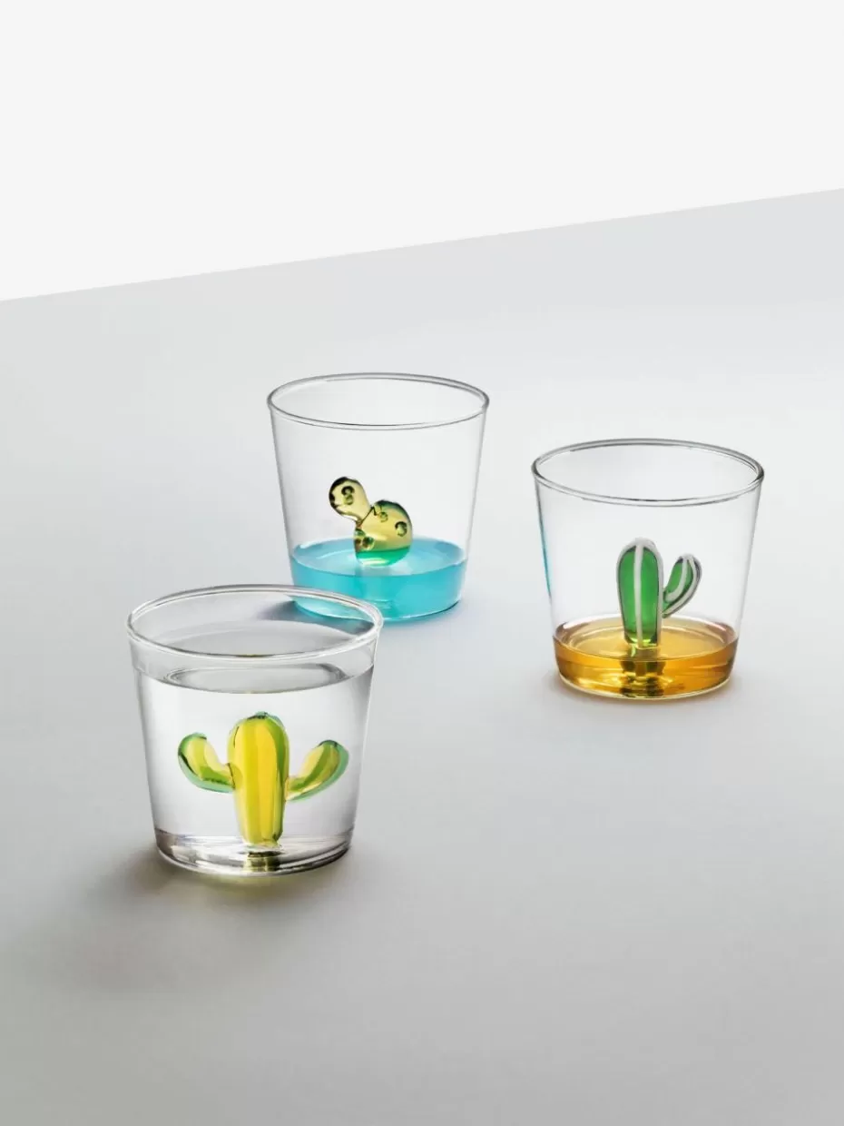 Wassergläser-Ichendorf Handgefertigte Wassergläser Desert Plants, 6er-Set