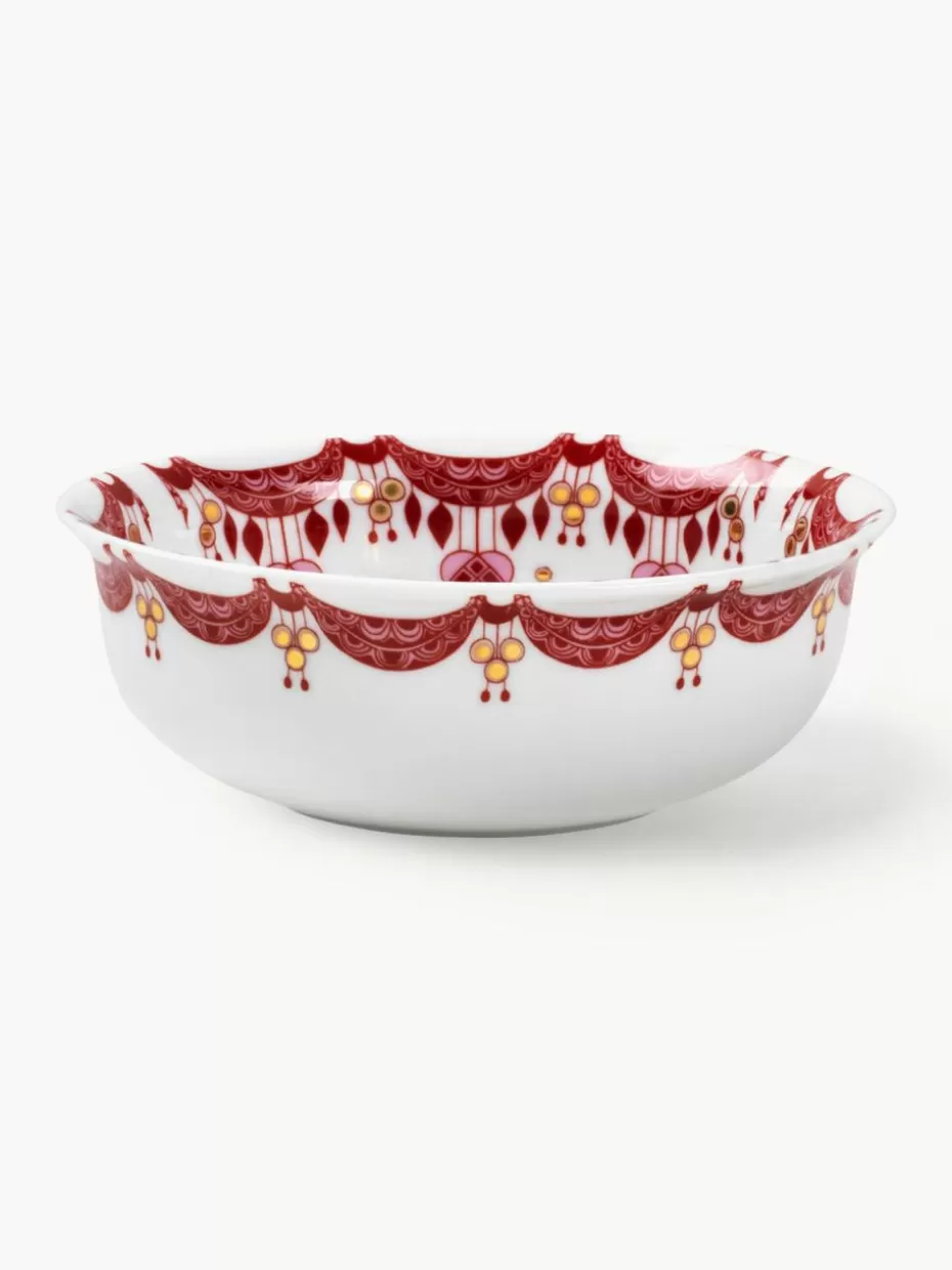Weihnachtsgeschirr | Schalen & Bowls-Bjørn Wiinblad Handgefertigte Weihnachts-Schalen Guirlande, 4 Stück