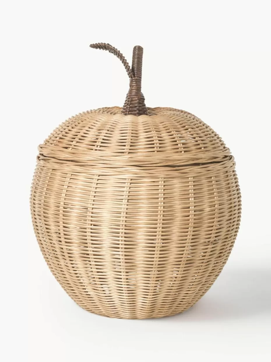 Aufbewahrung-ferm LIVING Kids Handgefertigter Aufbewahrungskorb Apple aus Rattan