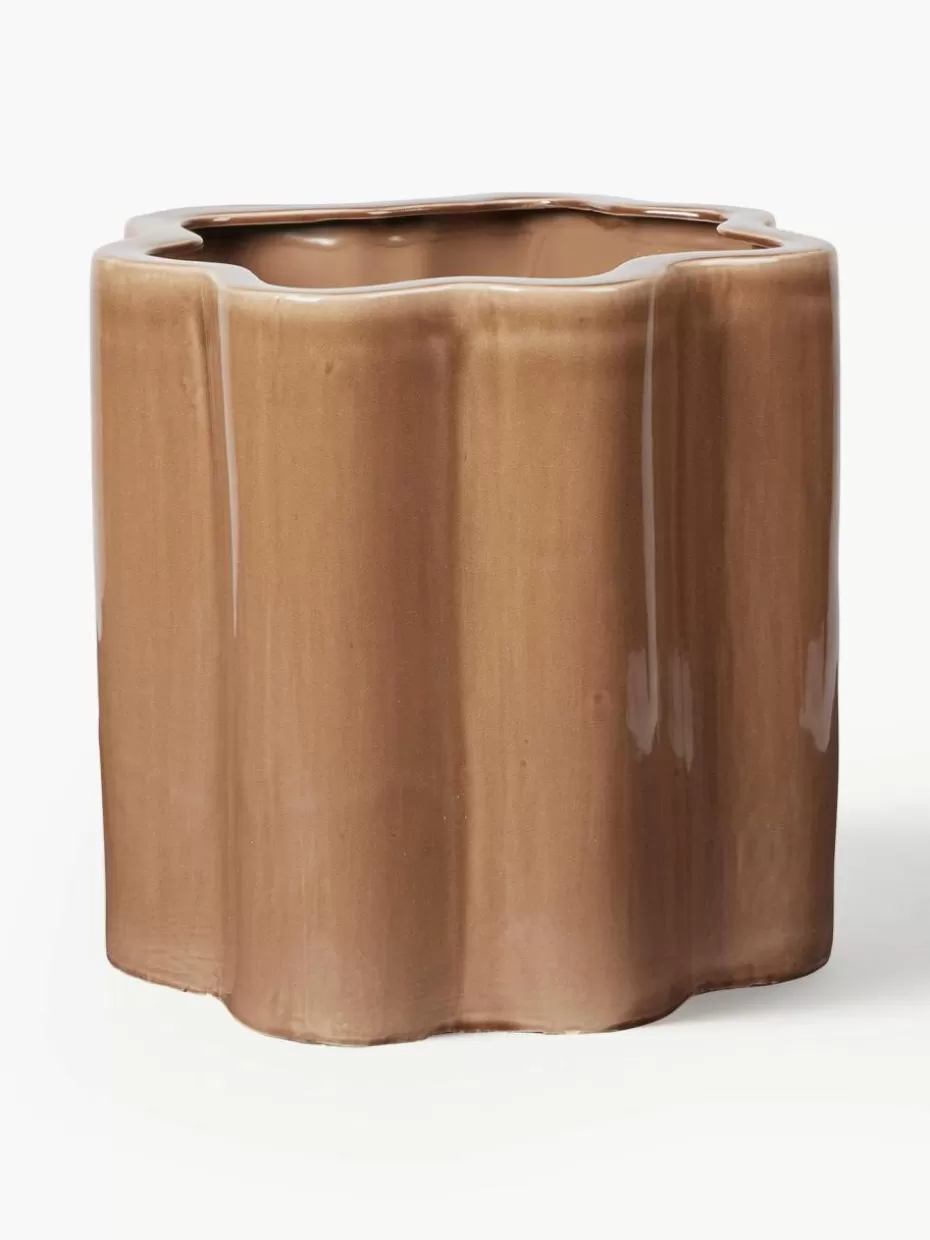 Blumentöpfe-Broste Copenhagen Handgefertigter Übertopf Sonja, H 36 cm