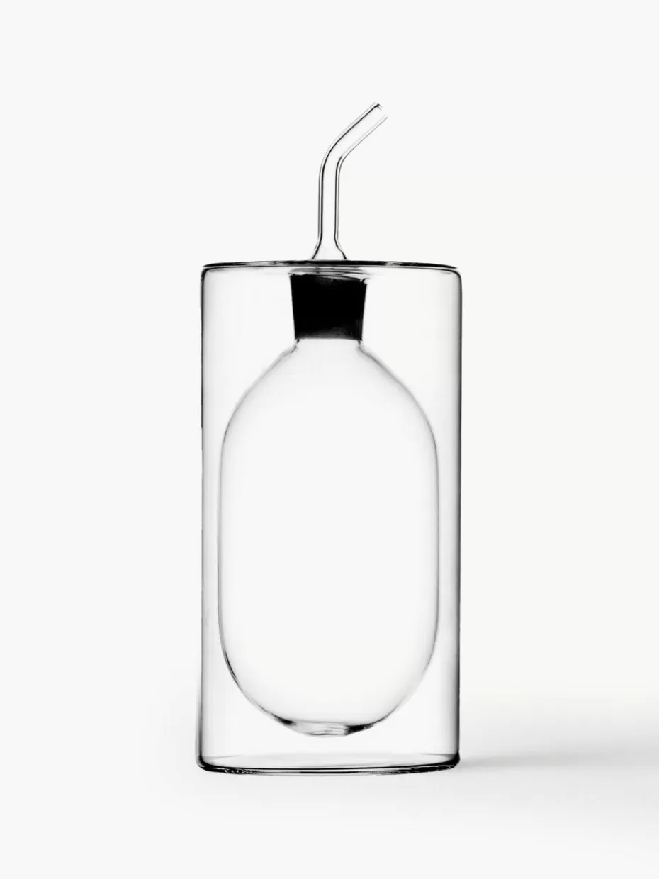 Essig- & Ölflaschen-Ichendorf Handgefertigter Essig- und Öl-Spender Cilindro, H 19 cm
