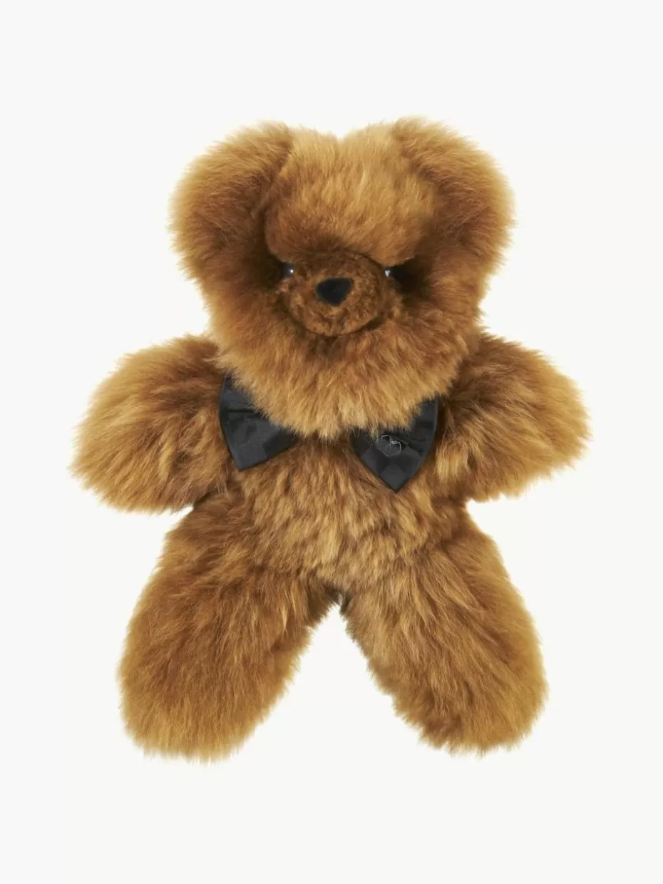 Spielzeug & Kuscheltiere-Weich Alpaca Handgefertigter Teddybär Pelu aus Alpakafell