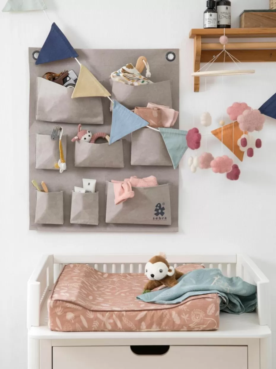 Spieluhren & Mobiles-Sebra Handgefertigtes Babymobile Clouds Rosatöne