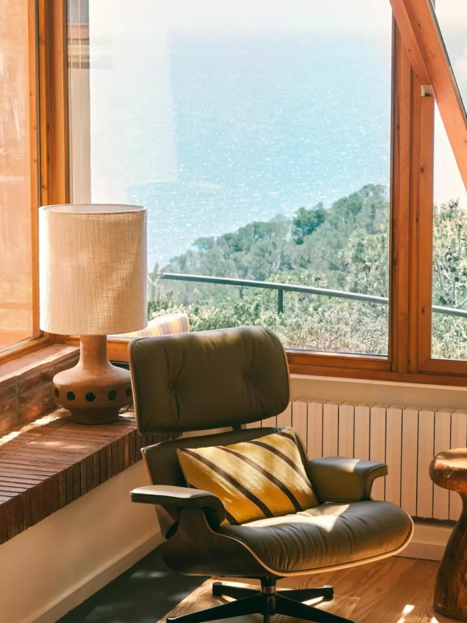 Dekokissen-HKLIVING Handgefertigtes Baumwoll-Kissen Striped Gelbtöne, Schwarz