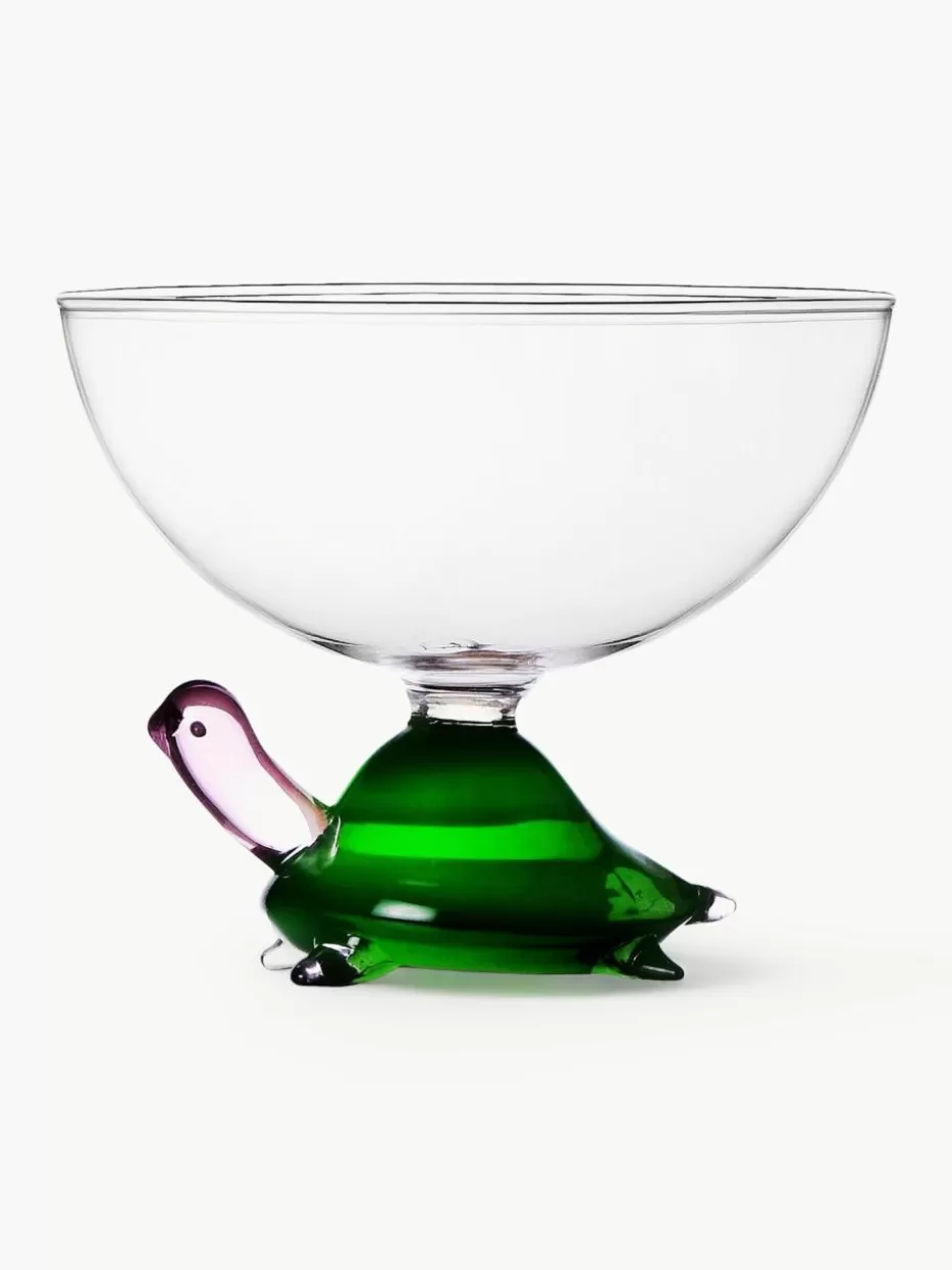 Bargläser-Ichendorf Handgefertigtes Cocktailglas Animal Farm Transparent, Hellgrün
