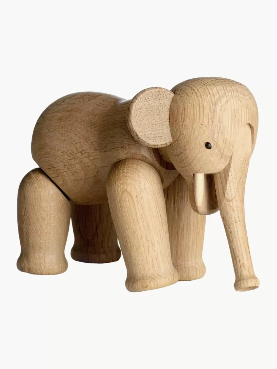 Deko | Deko-Objekte-Kay Bojesen Handgefertigtes Deko-Objekt Elephant aus Eichenholz