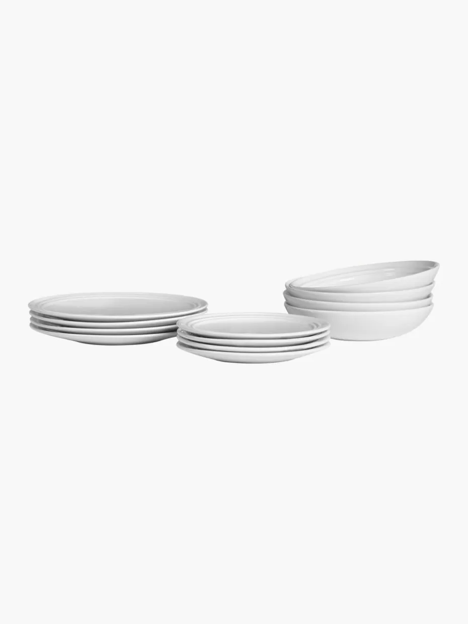 Geschirr-Sets-Broste Copenhagen Handgefertigtes Geschirr-Set Stevns, 4 Personen (12-tlg.)