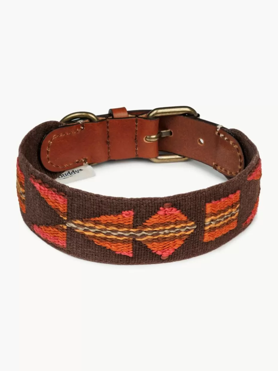Haustierbedarf-Buddys Dogwear Handgefertigtes Haustier-Halsband Etna, in verschiedenen Größen