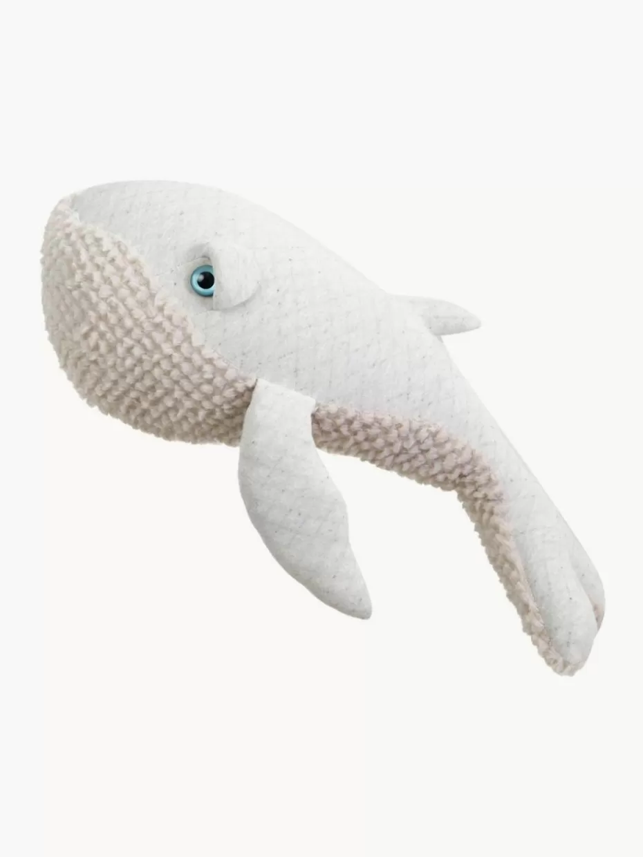 Kissen-BigStuffed Handgefertigtes Kuschelkissen Whale Weiß