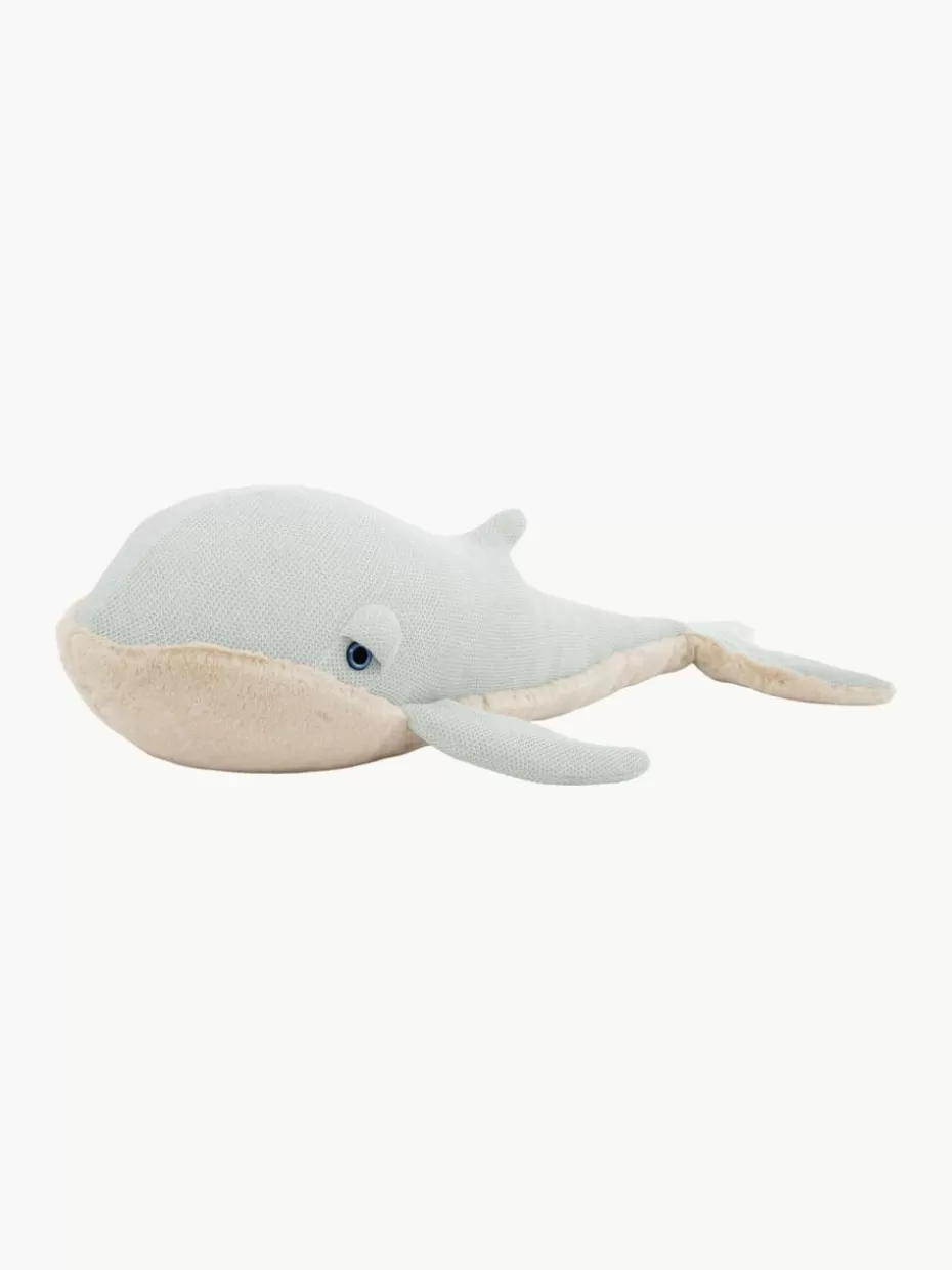 Spielzeug & Kuscheltiere-BigStuffed Handgefertigtes Kuschelkissen Whale
