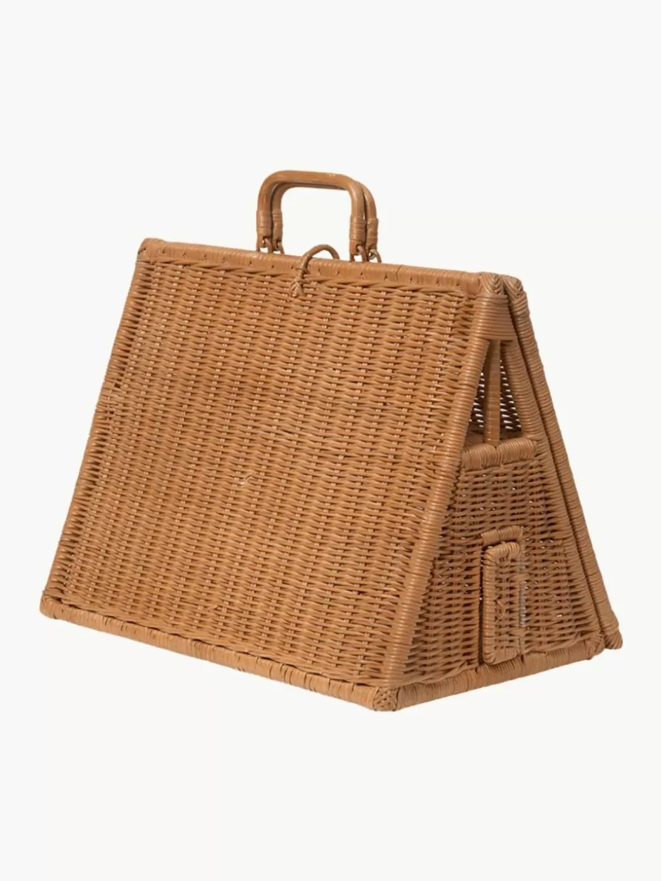 Spielzeug & Kuscheltiere-ferm LIVING Kids Handgefertigtes Spielhaus A-house aus Rattan