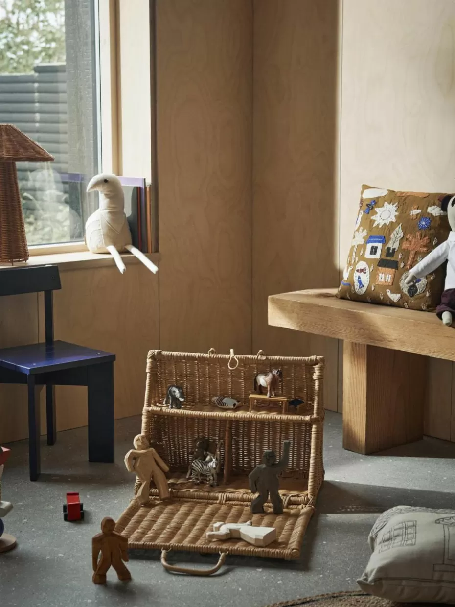Spielzeug & Kuscheltiere-ferm LIVING Kids Handgefertigtes Spielhaus A-house aus Rattan