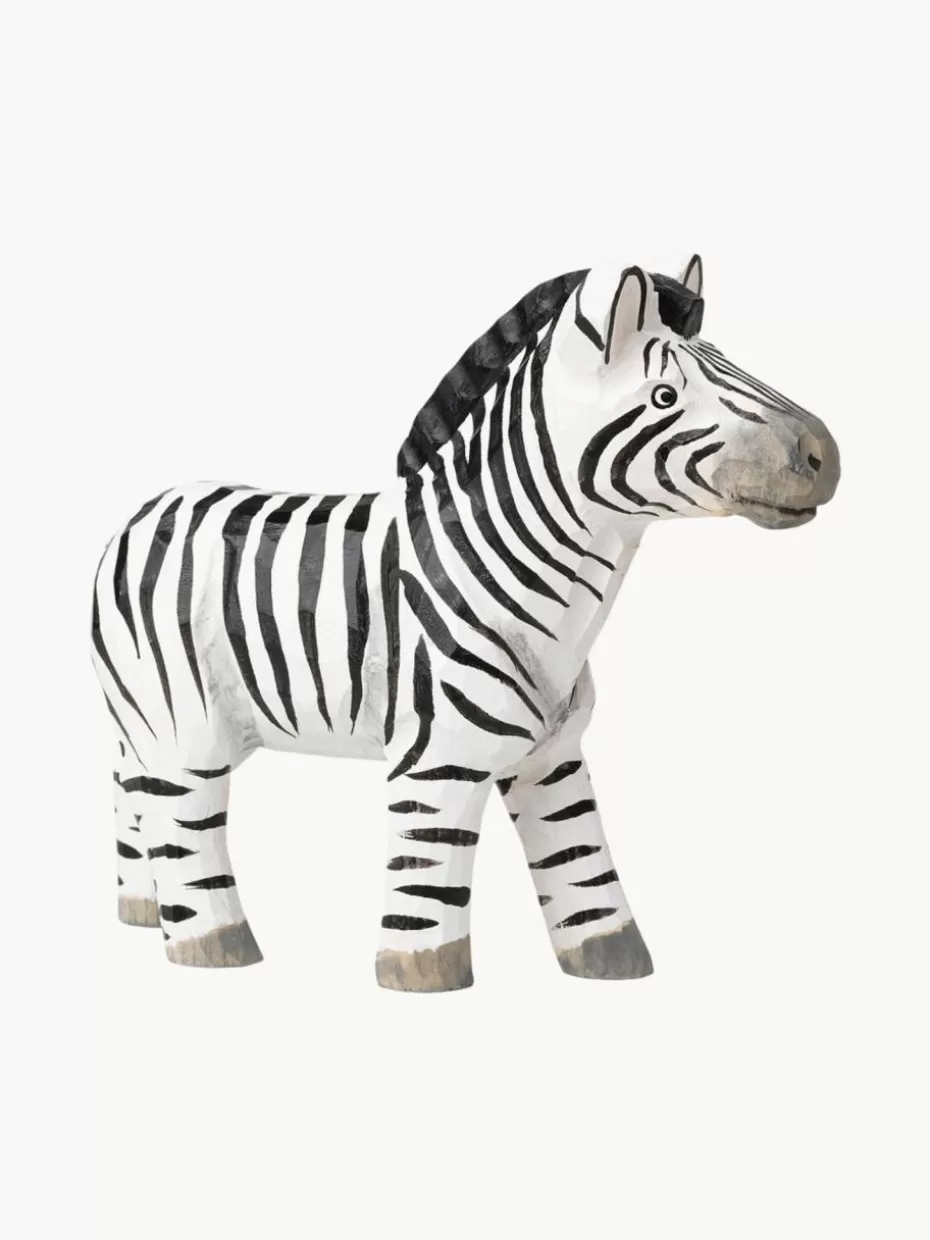 Spielzeug & Kuscheltiere-ferm LIVING Kids Handgefertigtes Spielzebra Animal Schwarz, Weiß