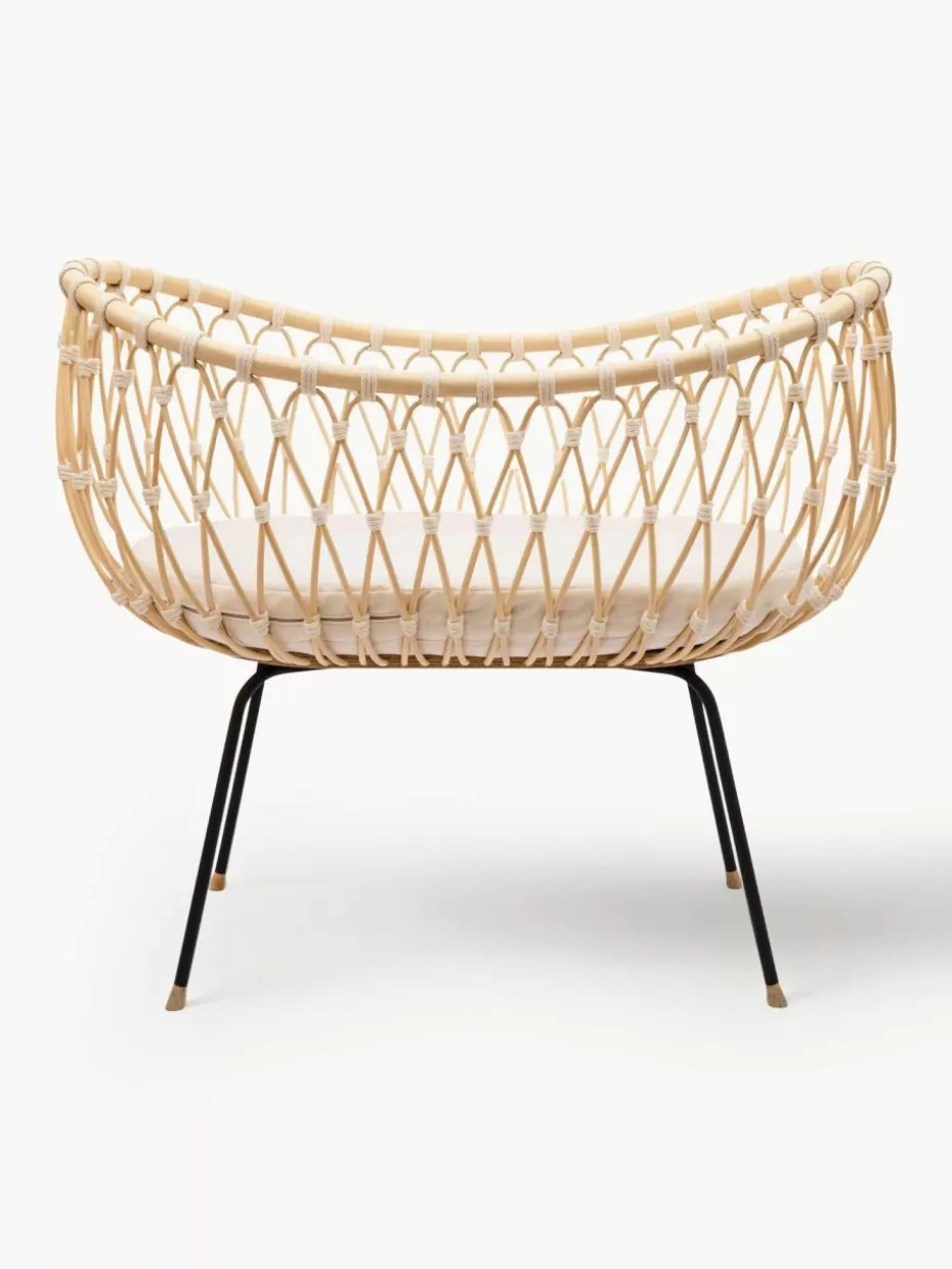 Babybetten-Bermbach Handgefertigtes Stubenbett Emil aus Rattan