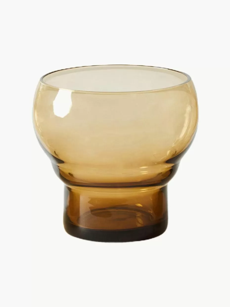 Wassergläser | Geschirrserien-HKLIVING Handgemachte Gläser 70's, 4 Stück
