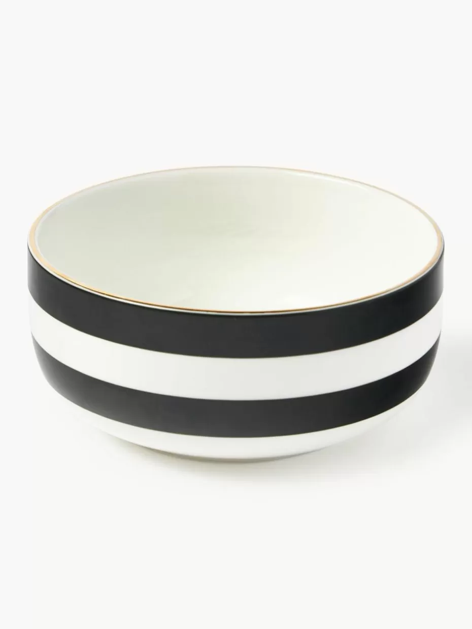 Weihnachtsgeschirr | Nordic Celebrations-Westwing Collection Handgemachte Porzellan-Schälchen Lumi, 4 Stück