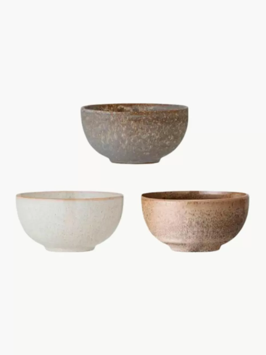 Dipschalen & Snackschalen-Bloomingville Handgemachte Schälchen Addison, 3er-Set