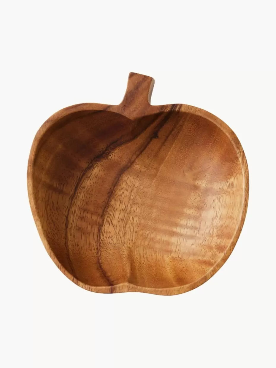 Schalen & Bowls-HKLIVING Handgemachte Schälchen Fruit aus Akazienholz, 2 Stück