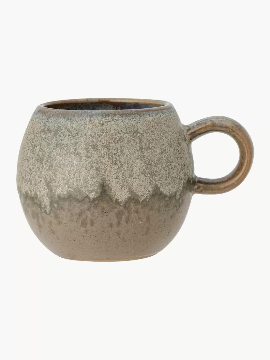Tassen-Bloomingville Handgemachte Tasse Paula mit Glasur Greigetöne