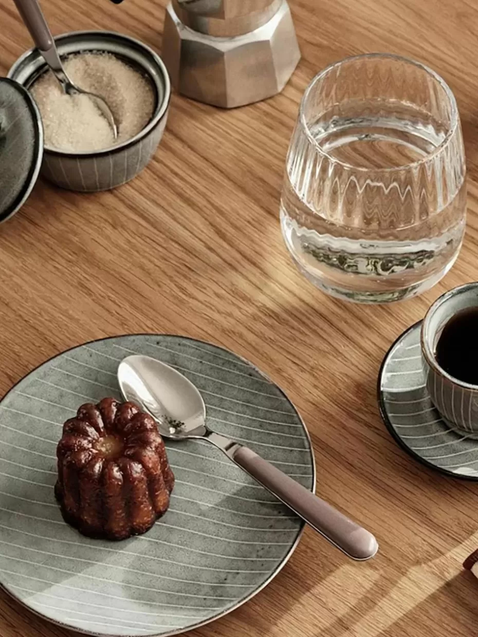 Kannen & Karaffen | Geschirrserien-Broste Copenhagen Handgemachte Zuckerdose Nordic Sea Graublau, gesprenkelt