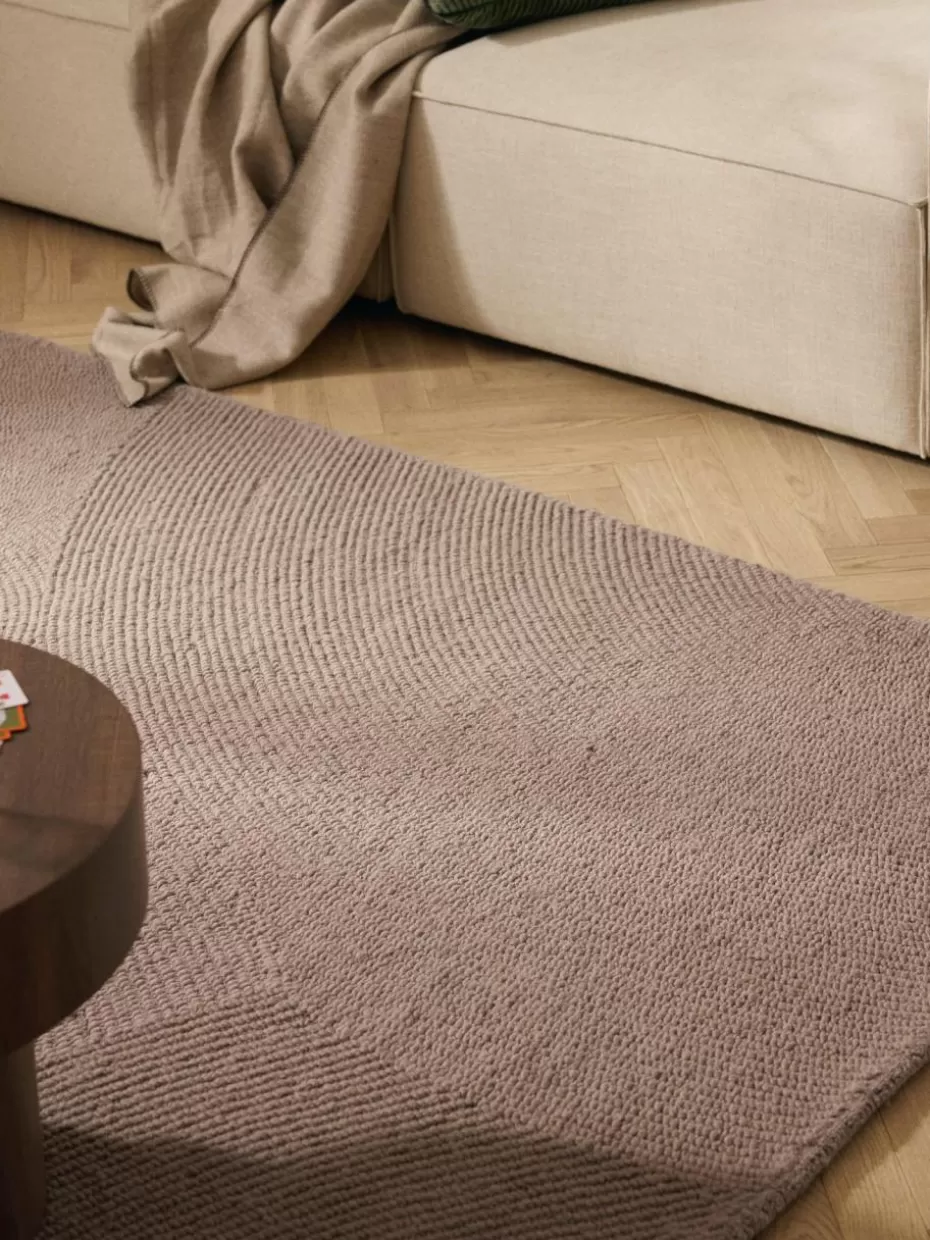 Rechteckige Teppiche-Westwing Collection Handgetufteter Wollteppich Eleni Taupe