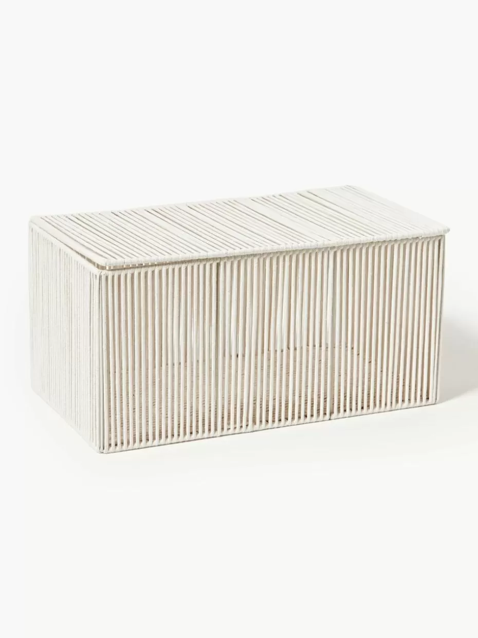 Boxen-Westwing Collection Handgewebte Aufbewahrungsboxen Gabe aus Seil, 2er-Set Beige