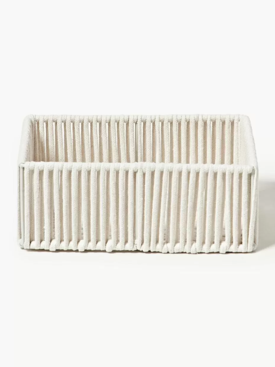 Boxen | Körbe-Westwing Collection Handgewebte Aufbewahrungskörbe Gabe aus Seil, 3er-Set Beige