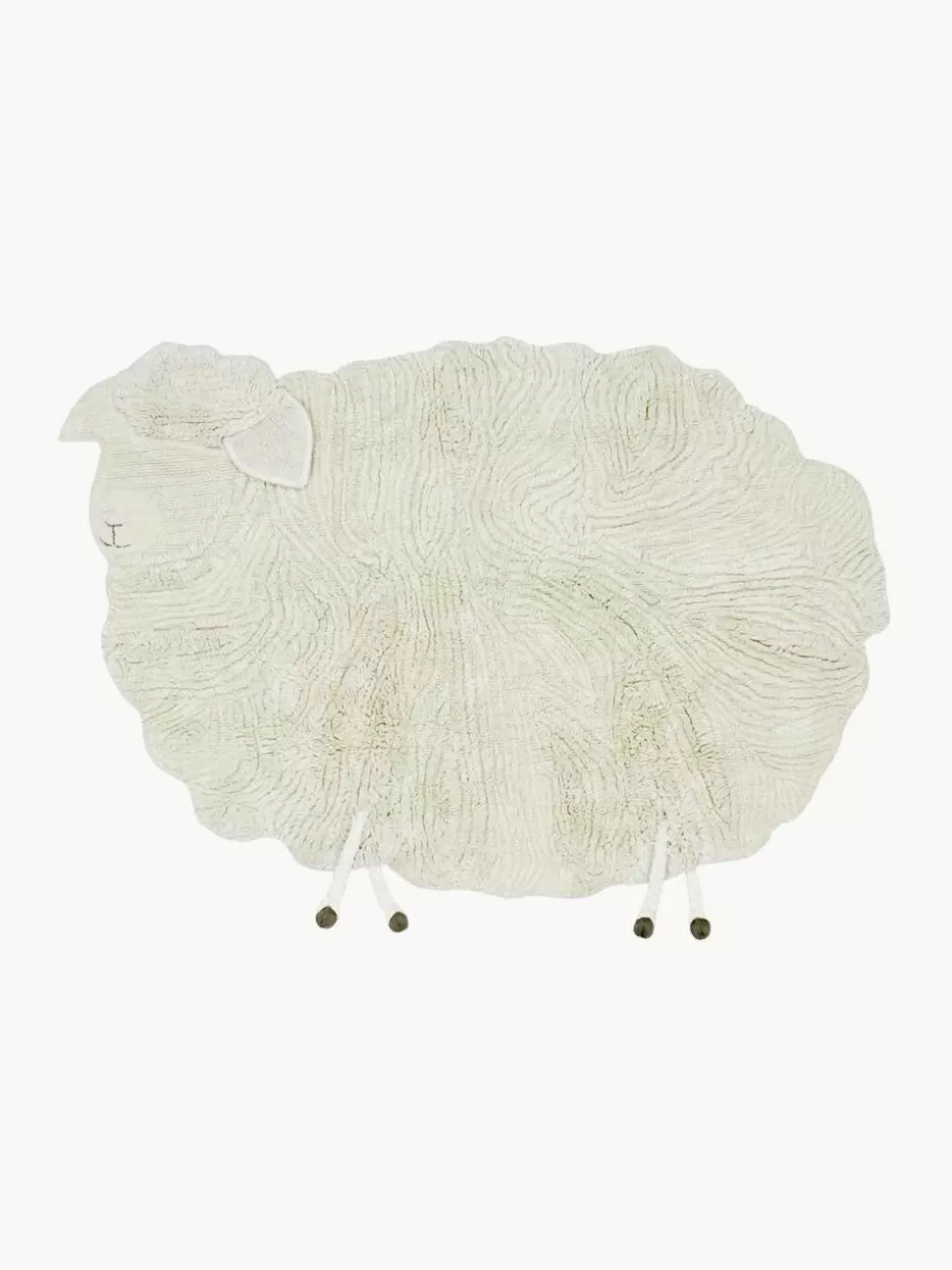 Teppiche-Lorena Canals Handgewebter Kinderteppich Sheep aus Wolle, waschbar