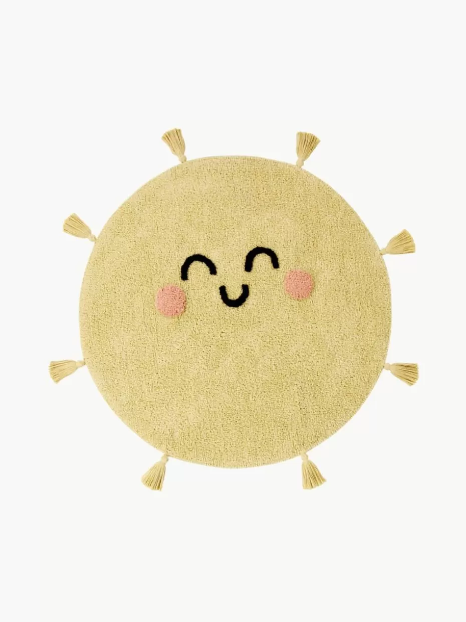 Teppiche-Lorena Canals Handgewebter Kinderteppich You're My Sunshine mit Quasten, waschbar