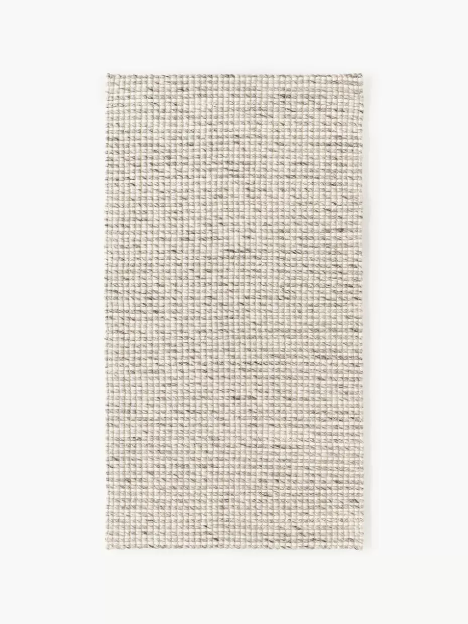 Rechteckige Teppiche-Westwing Collection Handgewebter Kurzflor-Wollteppich Rumi