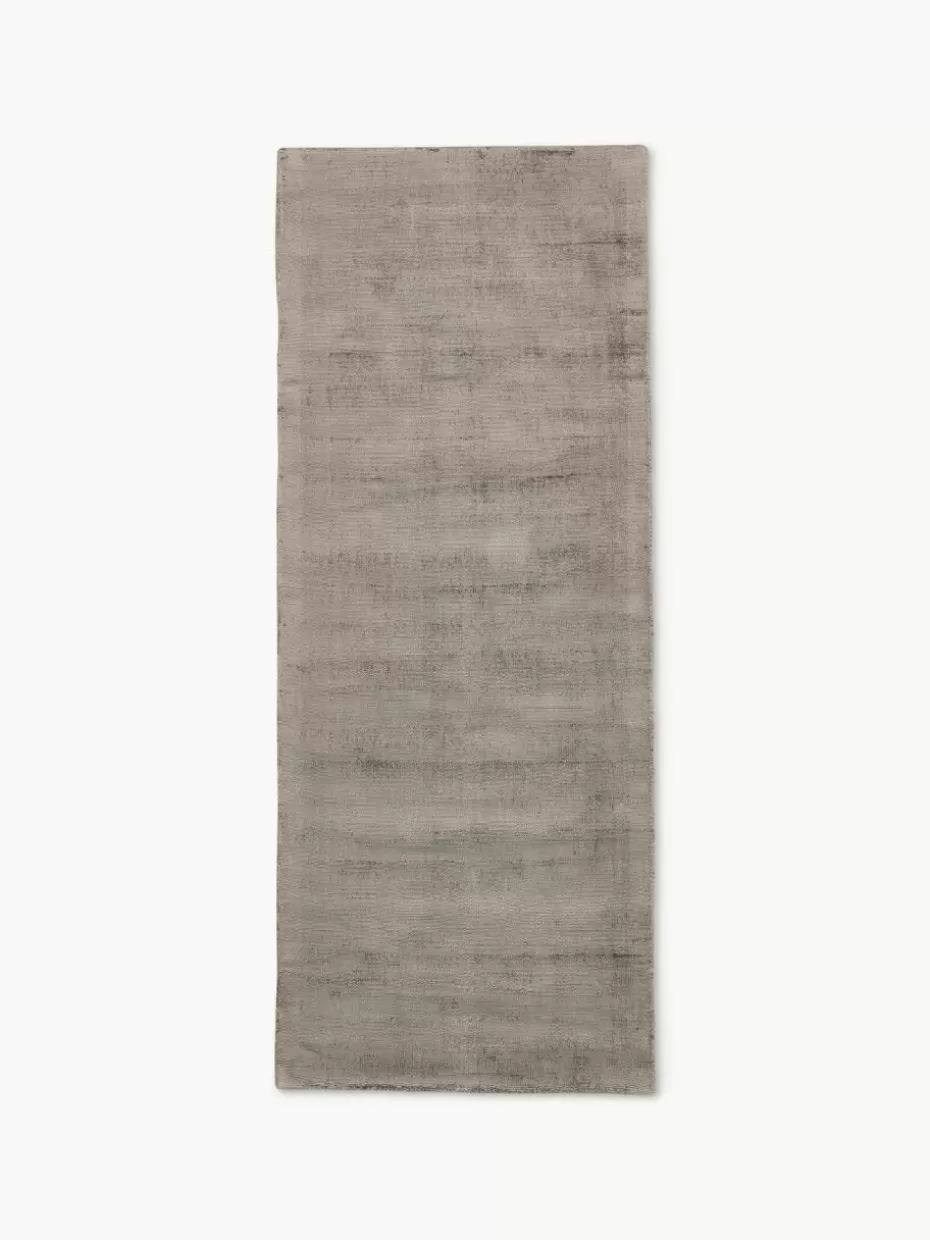 Läufer-Westwing Collection Handgewebter Viskoseläufer Jane Taupe
