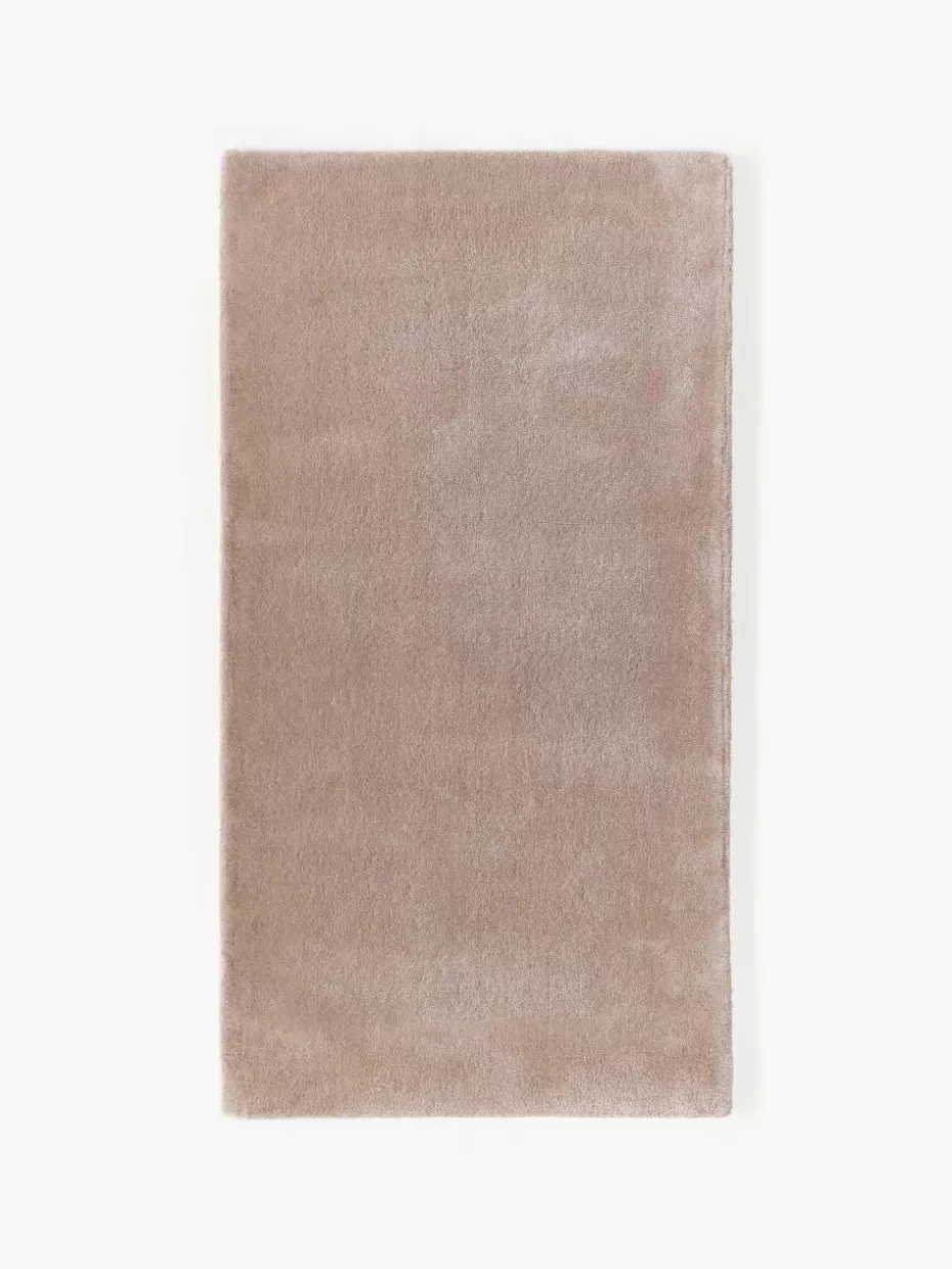 Rechteckige Teppiche-Westwing Collection Handgewebter Wollteppich Zayne Nougat