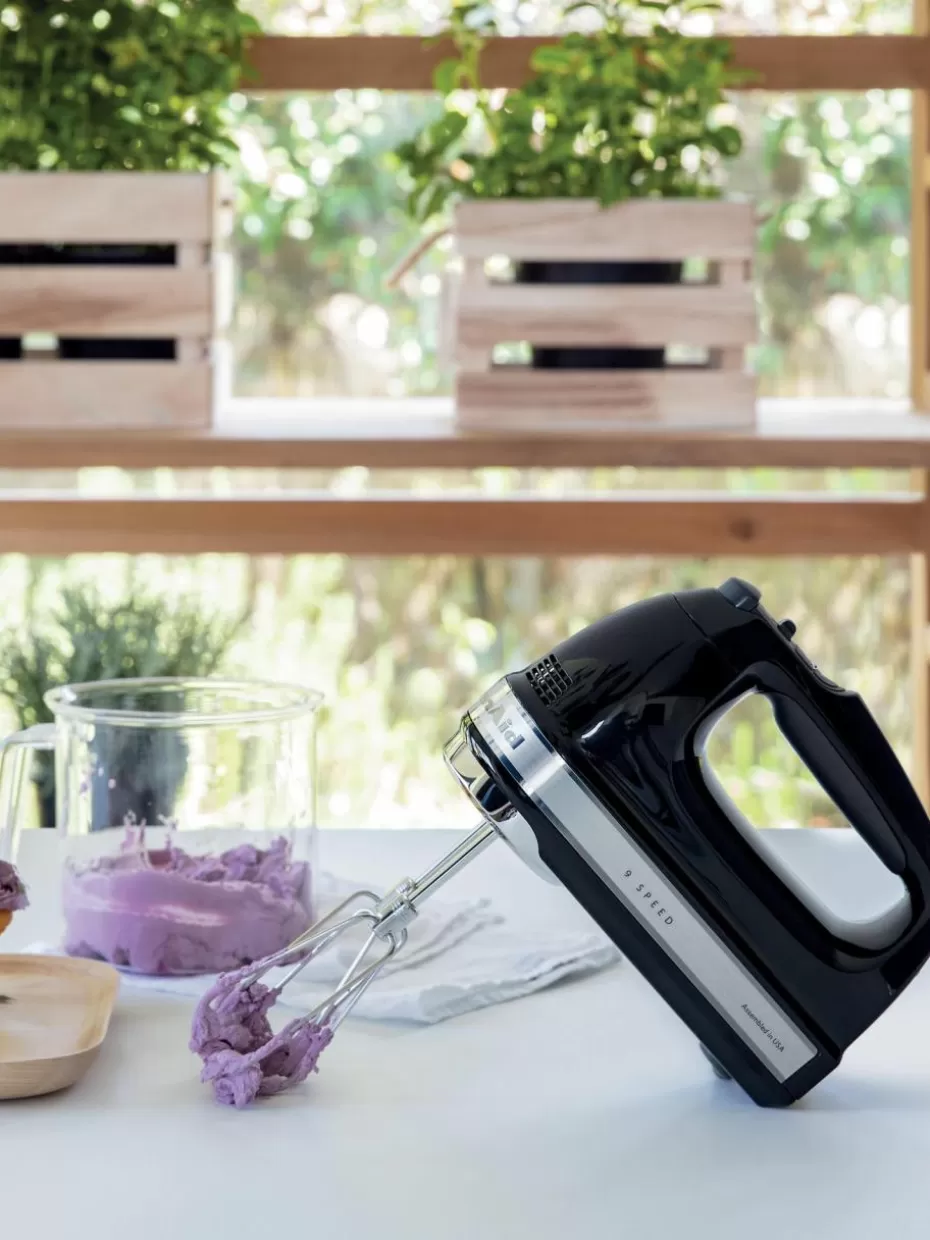 Mixer-KitchenAid Handrührgerät Schwarz, glänzend