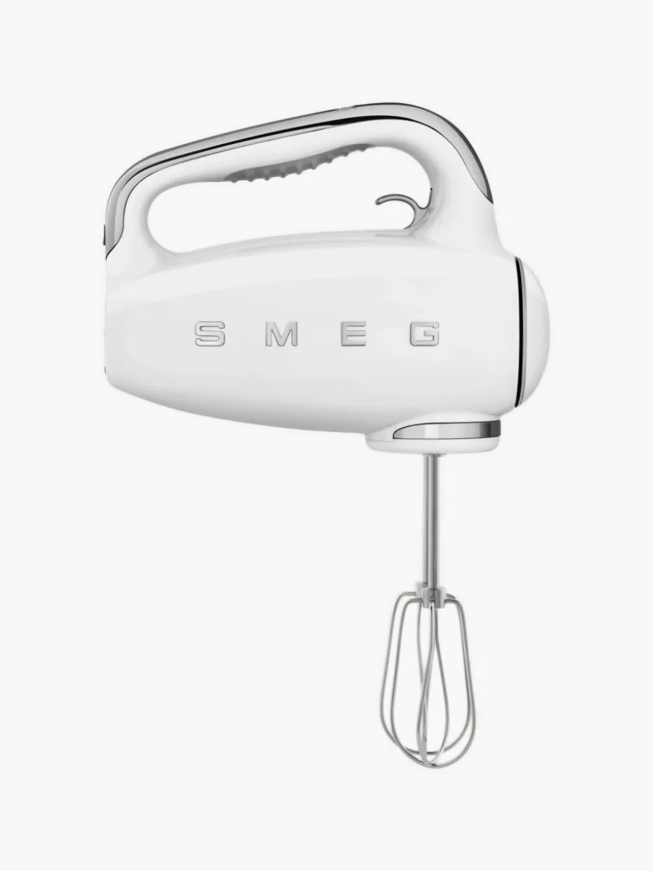 Mixer-Smeg Handrührgerät 50's Style Weiß, glänzend