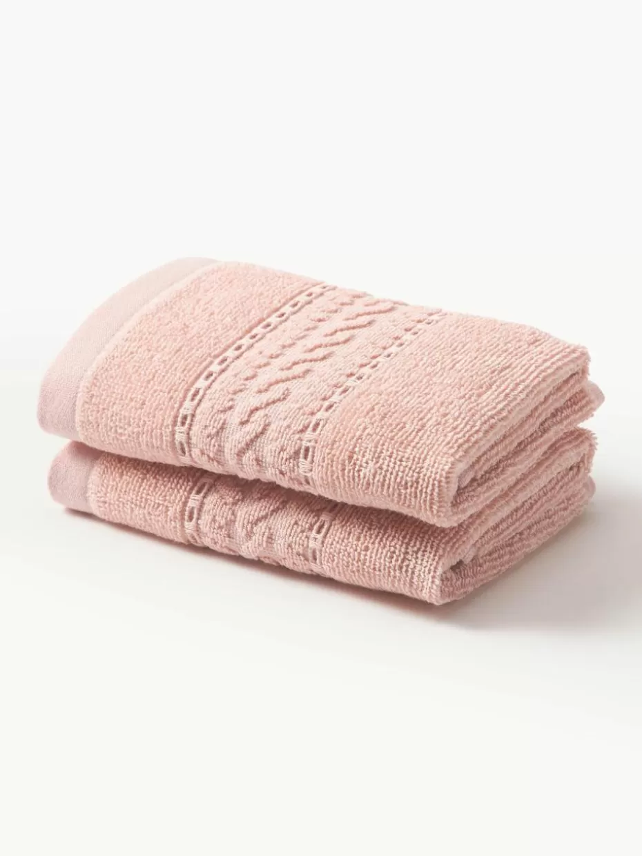 Handtücher-Westwing Collection Handtuch Cordelia, in verschiedenen Größen Peach