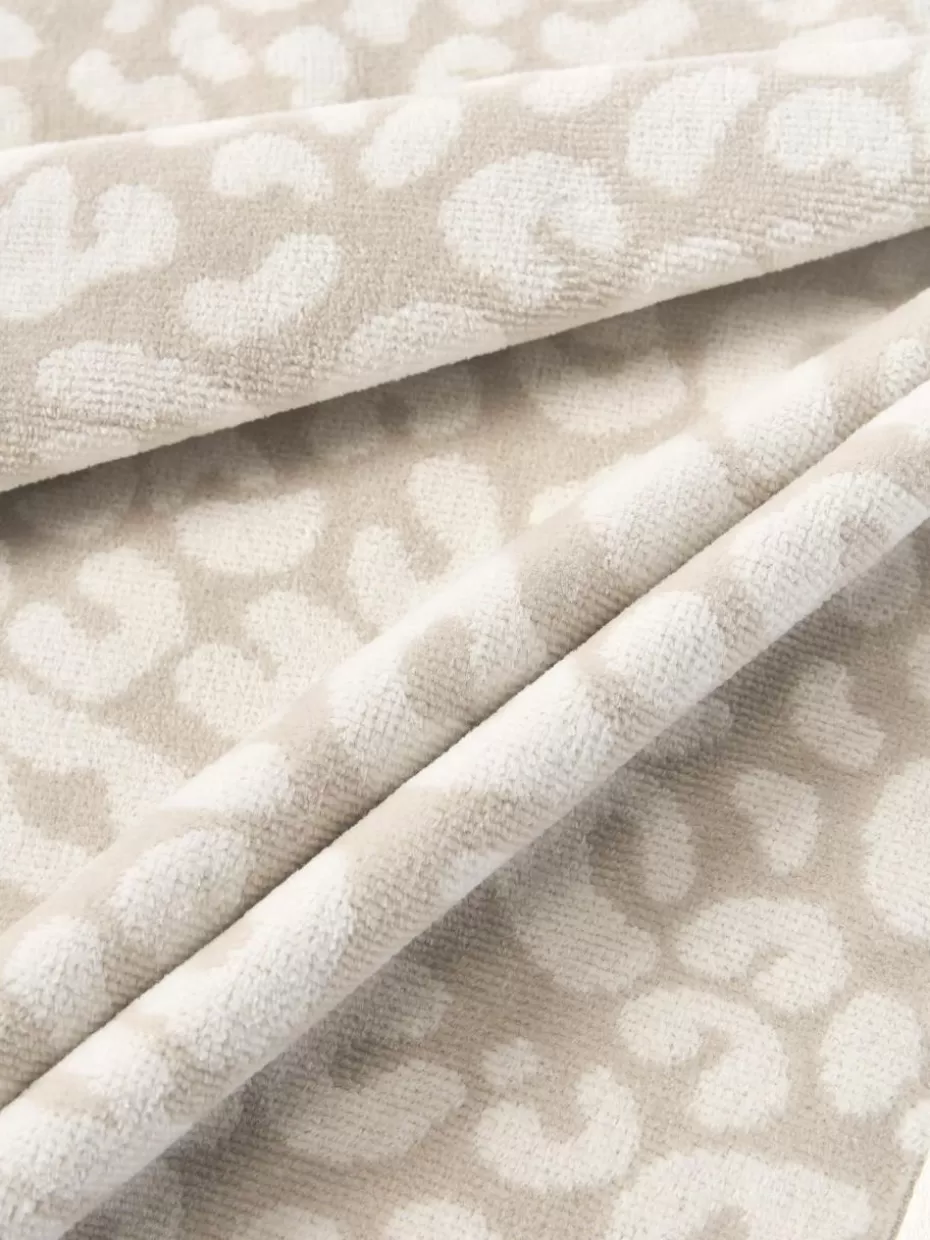 Handtücher-Westwing Collection Handtuch Leo, in verschiedenen Größen Beige, Off White