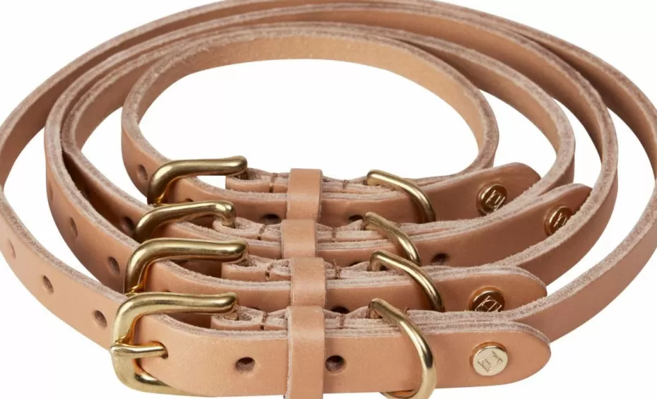 Haustierbedarf-Oyoy Living Design Haustier-Halsband Robin aus Leder, L 35 cm