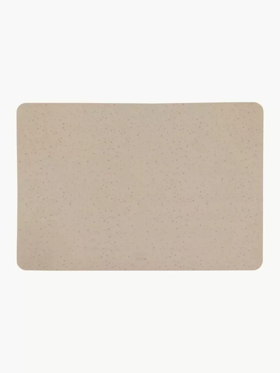 Haustierbedarf-Oyoy Living Design Haustier-Napfunterlage Koko Beige, gesprenkelt