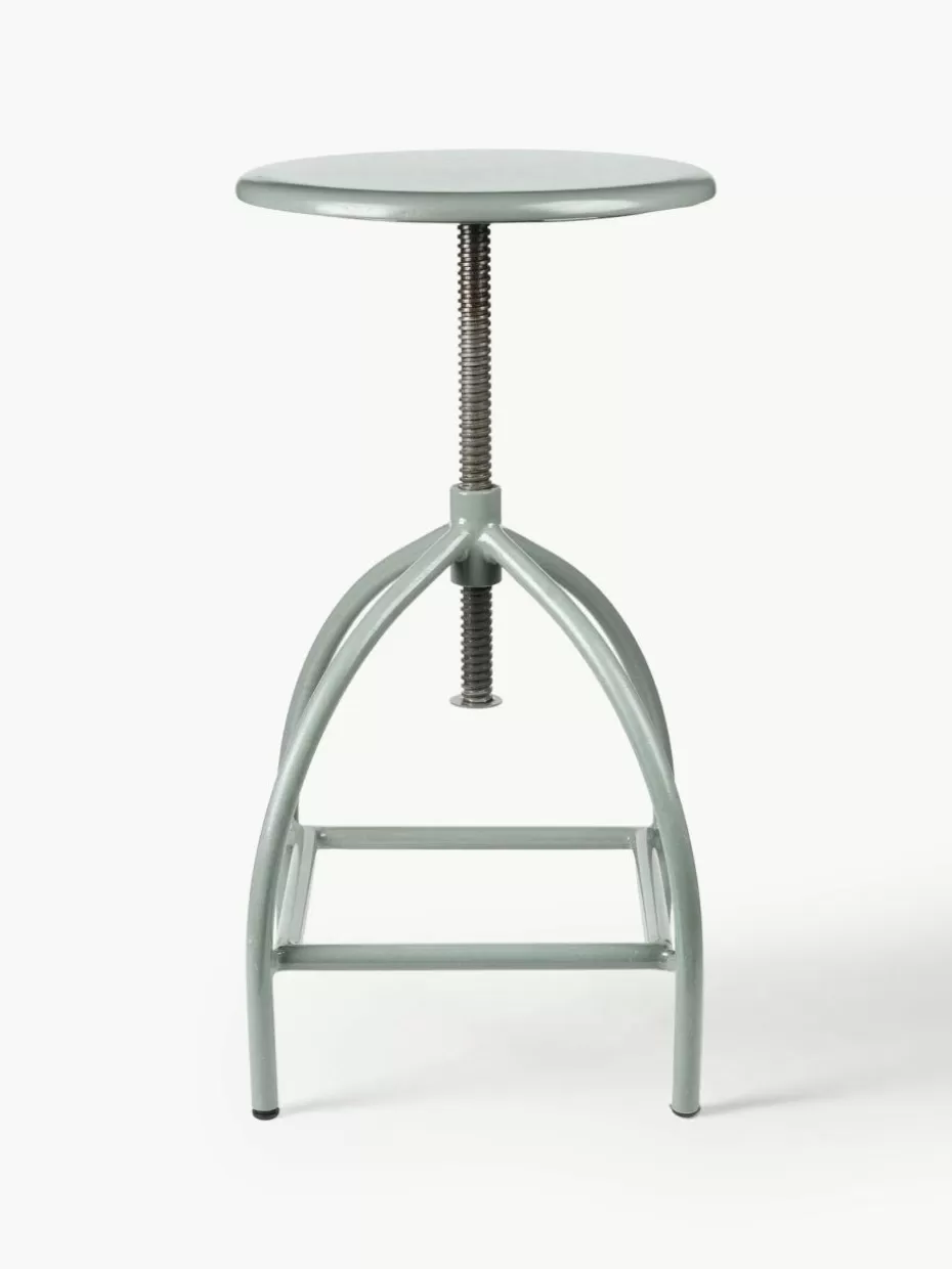 Barhocker | Hocker-Broste Copenhagen Höhenverstellbarer Barhocker Sire Salbeigrün