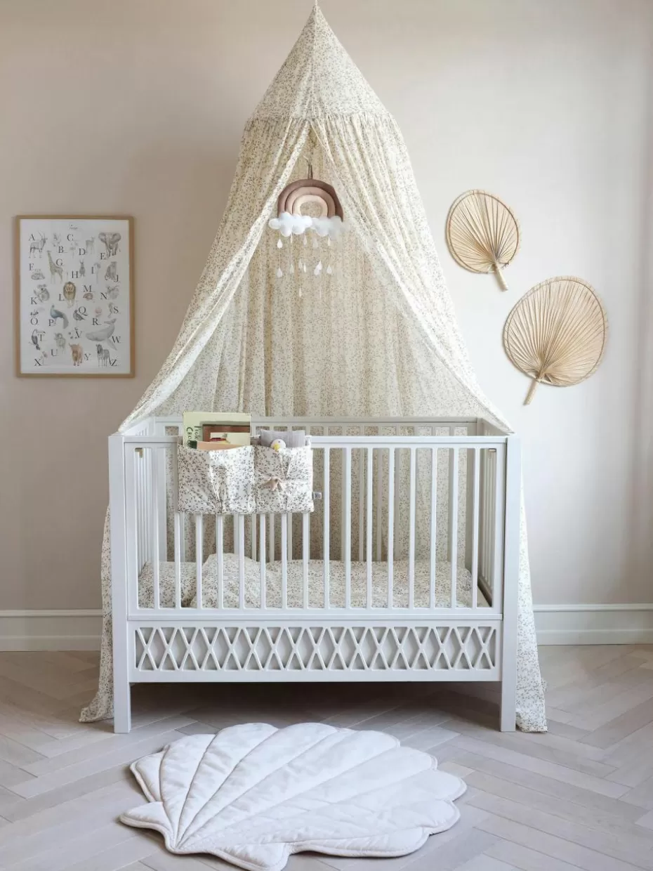 Babybetten-Cam Cam Copenhagen Höhenverstellbares Baby-Bett Harlequin, 60 x 120 cm Kiefernholz, weiß lackiert