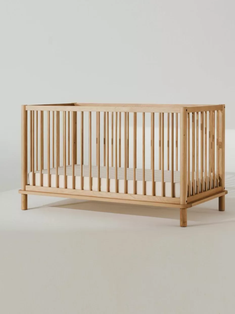 Babybetten-Nobodinoz Höhenverstellbares Babybett Latitude aus Eichenholz, 70 x 140 cm