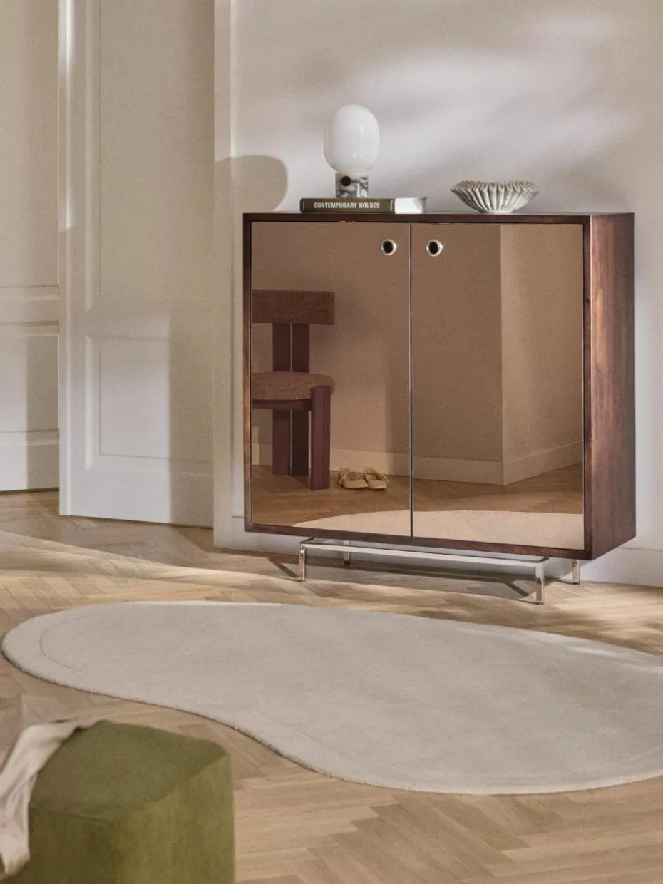 Kommoden & Sideboards | Kommoden & Sideboards-Westwing Collection Highboard Scarlett mit Spiegelglas-Türen