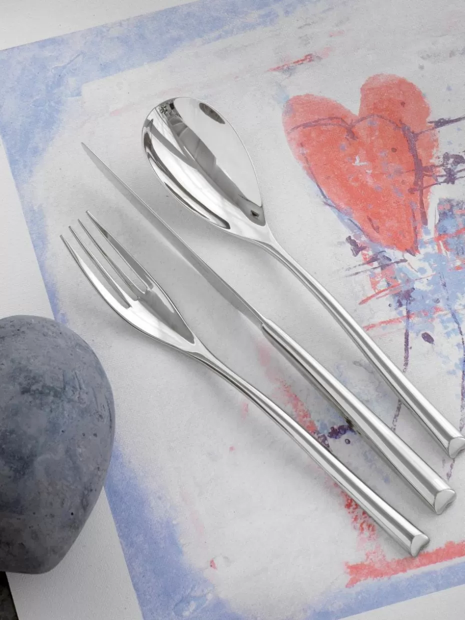 Besteck-Sets-Sambonet Hochglanzpoliertes Besteck-Set H-Art, 6 Personen (24-tlg.)