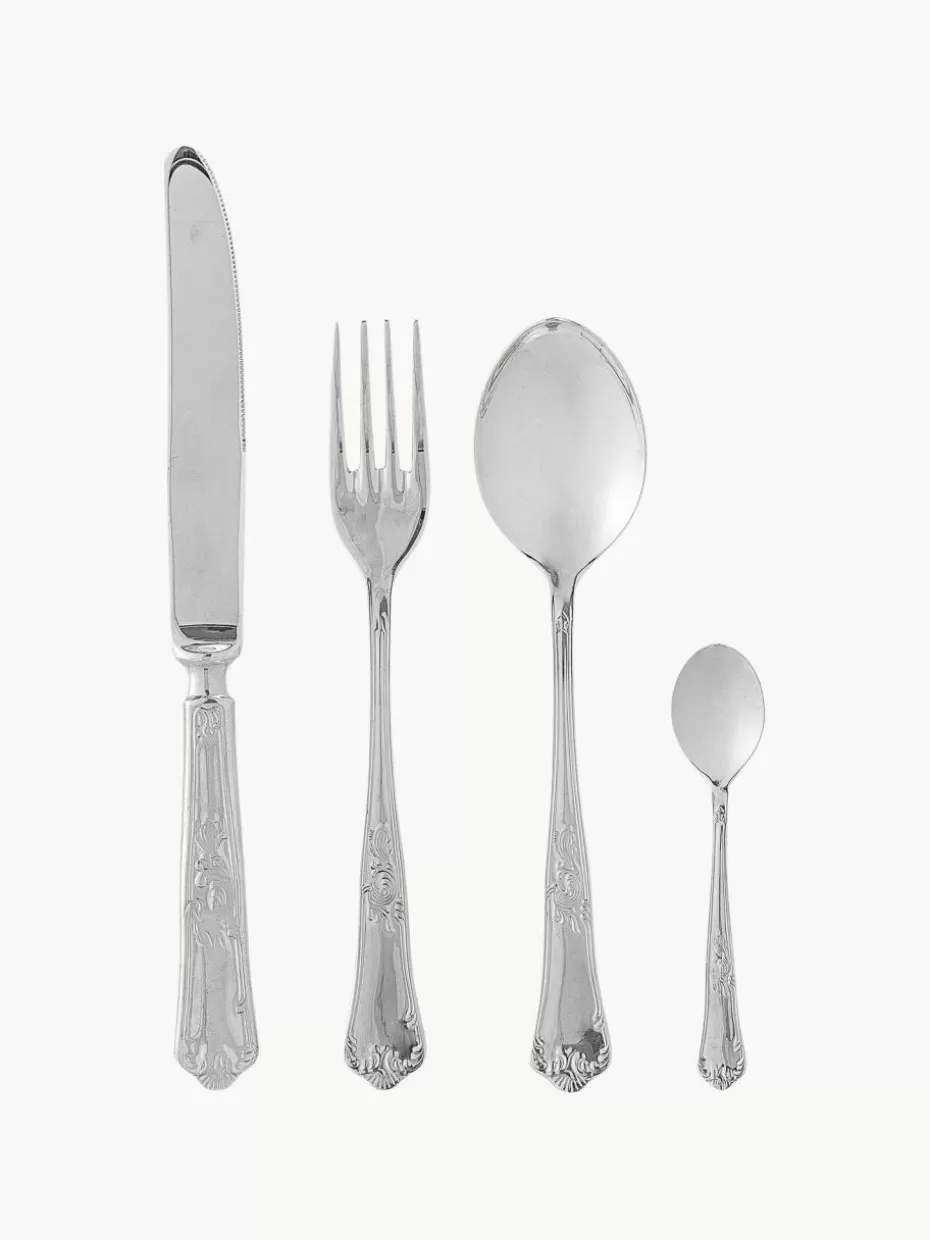 Besteck-Sets-Bloomingville Hochglanzpoliertes Besteck-Set Tilly, 1 Person (4-tlg.)