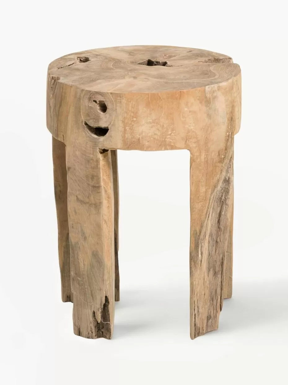 Flur Hocker | Hocker-Jan Kurtz Hocker Java aus Teakholz